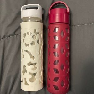 Lululemon glass water bottles